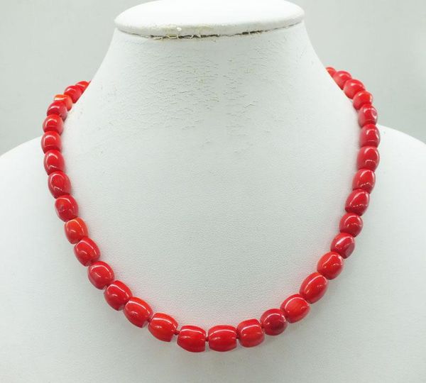 . 8mm red coral necklace. bridal wedding give women's classic jewelry 17" chokers, Golden;silver
. 8mm red coral necklace. bridal wedding give women's classic jewelry 17" chokers, Golden;silver