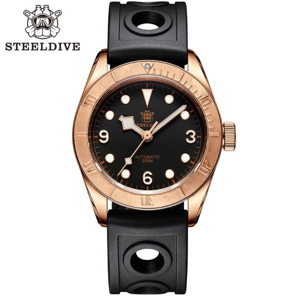 wristwatches steedlve sd1958s cusn8 bronze case nh35 automatic watch 200m water resistant dive, Slivery;brown
wristwatches steedlve sd1958s cusn8 bronze case nh35 automatic watch 200m water resistant dive, Slivery;brown