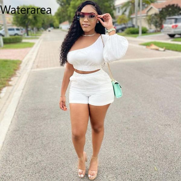 women's tracksuits waterarea set one sleeve skew neck crop and shorts sport matching two piece outfits active tracksuit sweatsuit, Gray
women's tracksuits waterarea set one sleeve skew neck crop and shorts sport matching two piece outfits active tracksuit sweatsuit, Gray
