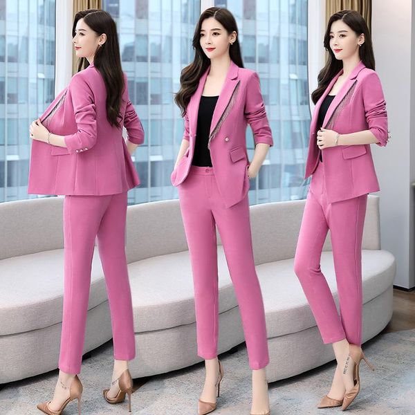 women's two piece pants 2021 autumn spring women pieces suits long sleeve tassel blazer coat +pencil trousers lady 2 sets, White
women's two piece pants 2021 autumn spring women pieces suits long sleeve tassel blazer coat +pencil trousers lady 2 sets, White
