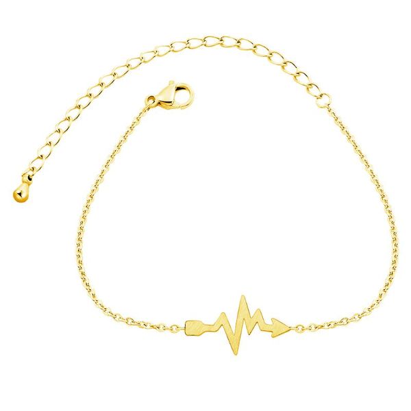 link, chain rose gold heartbeat pulse charm bracelets for women stainless steel arrow bracelet femme wedding jewelry 2021 christmas gifts, Black
link, chain rose gold heartbeat pulse charm bracelets for women stainless steel arrow bracelet femme wedding jewelry 2021 christmas gifts, Black