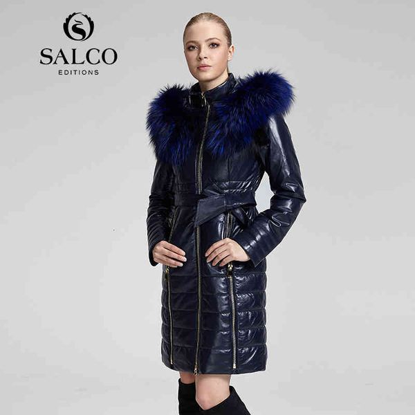 salco est in europe and america long raccoon fur hooded leather jacket ladies section 201120, Black
salco est in europe and america long raccoon fur hooded leather jacket ladies section 201120, Black