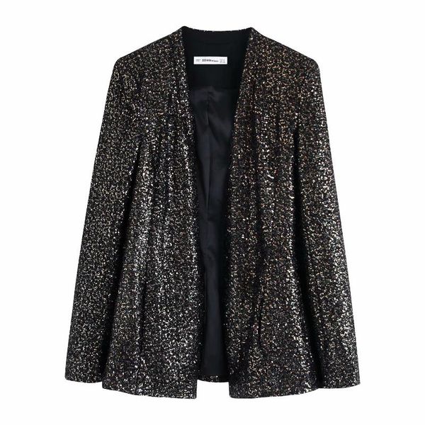 women's suits & blazers 2021 fall full sequins bling glitter cool stage coat lady's club dj jacket, White;black
women's suits & blazers 2021 fall full sequins bling glitter cool stage coat lady's club dj jacket, White;black