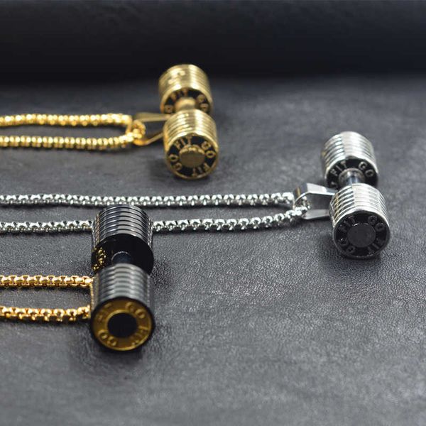 fitness dumbbell necklace, fitness pendant, , gym, gold, black, jewelry, 316l stainless steel, Silver
fitness dumbbell necklace, fitness pendant, , gym, gold, black, jewelry, 316l stainless steel, Silver
