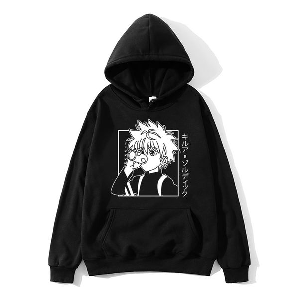 riman full time hunter cartoon japanese anime printed men's women's large hooded autumn and winter sweaters, Black
riman full time hunter cartoon japanese anime printed men's women's large hooded autumn and winter sweaters, Black