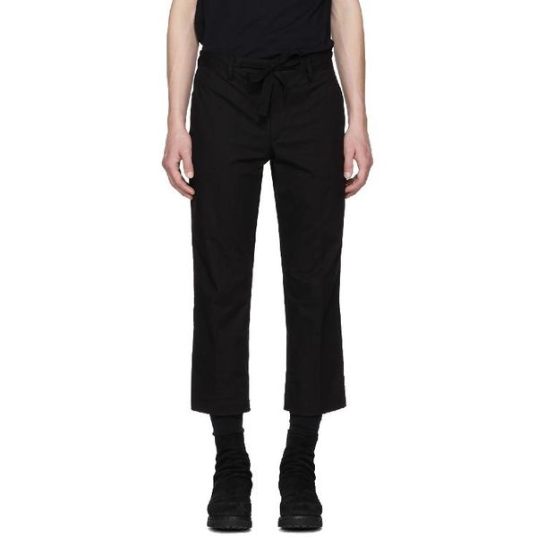men's casual pants slim fit capris belt classic simple minimalism youth fashion urban, Black
men's casual pants slim fit capris belt classic simple minimalism youth fashion urban, Black