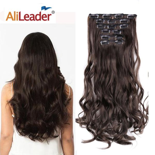 synthetic wigs alileader 140g 16clips long wavy hairstyles ombre clip in hair heat resistant fake hairpieces blond brown, Black
synthetic wigs alileader 140g 16clips long wavy hairstyles ombre clip in hair heat resistant fake hairpieces blond brown, Black