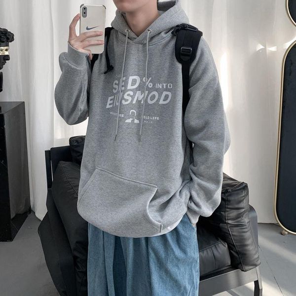 men's hoodies & sweatshirts pr 2021 thick hooded printed harajuku casual male oversized streetwear hip hop loose outwear, Black
men's hoodies & sweatshirts pr 2021 thick hooded printed harajuku casual male oversized streetwear hip hop loose outwear, Black