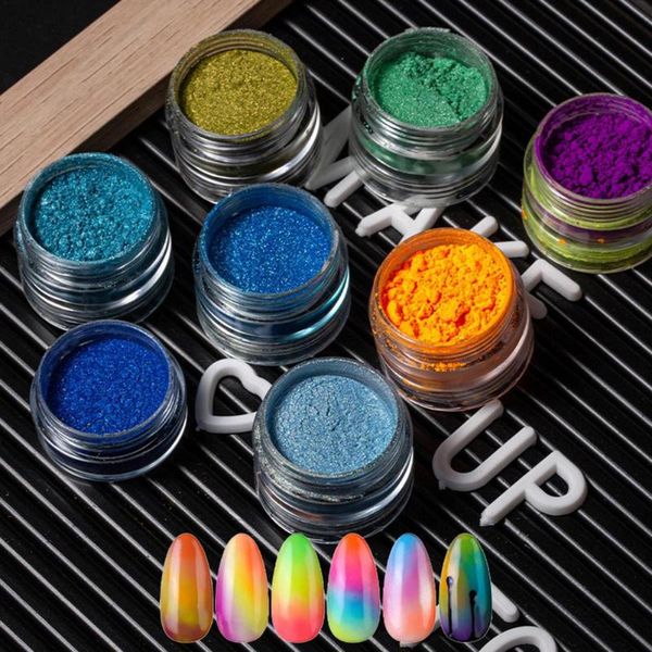 nail glitter 6 color blending powder art candy blooming pigment pearlescent natural nails cosmetics, Silver;gold
nail glitter 6 color blending powder art candy blooming pigment pearlescent natural nails cosmetics, Silver;gold