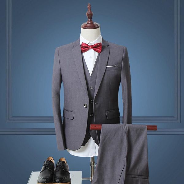 men's suits & blazers (jackets+vest+pant) 2021 classic men slim business office dress solid color groom wedding tuxedo, White;black
men's suits & blazers (jackets+vest+pant) 2021 classic men slim business office dress solid color groom wedding tuxedo, White;black