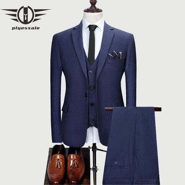 black gray navy blue striped men suits for wedding slim fit costume homme mariage three piece business formal suit male q96 men's & bla, White;black
black gray navy blue striped men suits for wedding slim fit costume homme mariage three piece business formal suit male q96 men's & bla, White;black