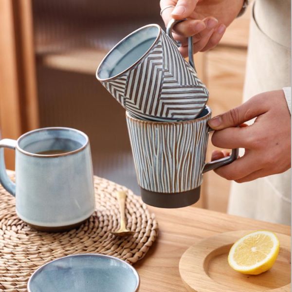 mugs japanese style creative ceramic water personality trend retro coffee cups household breakfast milk cup tea
mugs japanese style creative ceramic water personality trend retro coffee cups household breakfast milk cup tea