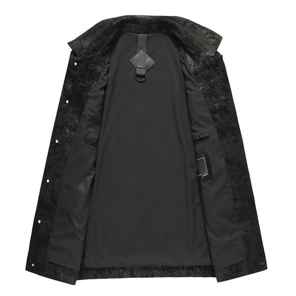 spring fashion mens autumn biker outwear business casual slim fit sheepskin coat single breasted genuine leather jacket men's & faux, Black
spring fashion mens autumn biker outwear business casual slim fit sheepskin coat single breasted genuine leather jacket men's & faux, Black
