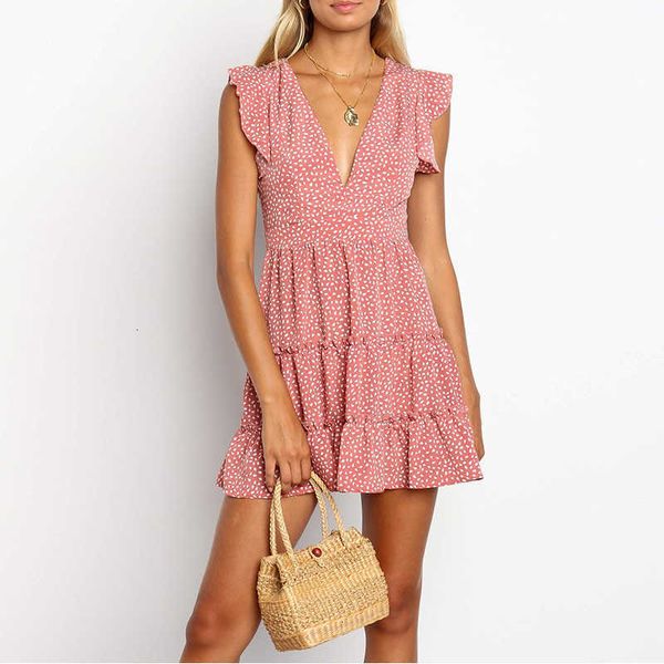 casual dresses women summer v neck print short ruffle sleeve slim party vintage female mini beach holiday vestidos vfm2, Black;gray
casual dresses women summer v neck print short ruffle sleeve slim party vintage female mini beach holiday vestidos vfm2, Black;gray