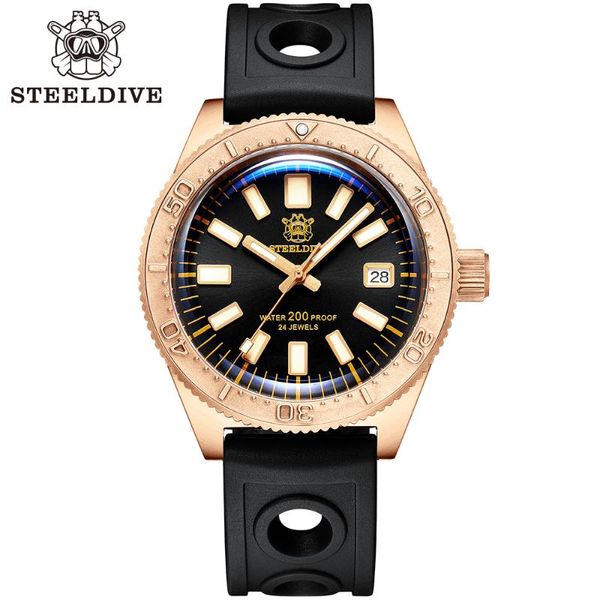 wristwatches steeldive sd1962s men's diving watch luminous beads cusn8 bronze bezel sapphire crystal bubble mirror nh35 mechanical wris, Slivery;brown
wristwatches steeldive sd1962s men's diving watch luminous beads cusn8 bronze bezel sapphire crystal bubble mirror nh35 mechanical wris, Slivery;brown