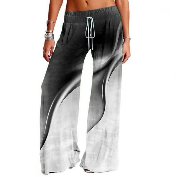 women's pants & capris sports wide-leg floor length soft printed women trousers for street wear casual women's clothing 2021, Black;white
women's pants & capris sports wide-leg floor length soft printed women trousers for street wear casual women's clothing 2021, Black;white