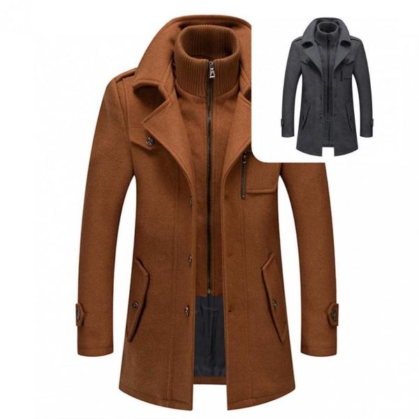 men's jackets outwear casual mid length warm jacket temperament men coat turtleneck for party, Black;brown
men's jackets outwear casual mid length warm jacket temperament men coat turtleneck for party, Black;brown