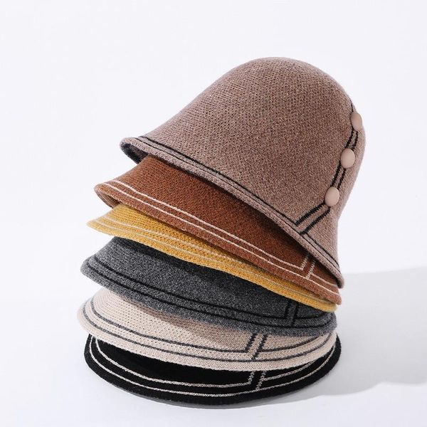 beanie/skull caps japanese winter foldable fisherman hat women elegant buckle fashion bucket hats autumn vintage knitted outdoor casualwarmh, Blue;gray
beanie/skull caps japanese winter foldable fisherman hat women elegant buckle fashion bucket hats autumn vintage knitted outdoor casualwarmh, Blue;gray