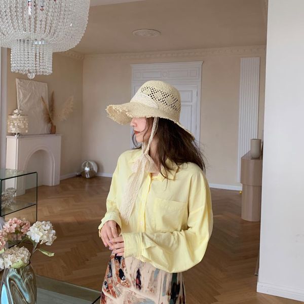 french style romantic all-match elegant beach hat lace straw women folding sun protection travel wind rope summer wide brim hats, Blue;gray
french style romantic all-match elegant beach hat lace straw women folding sun protection travel wind rope summer wide brim hats, Blue;gray