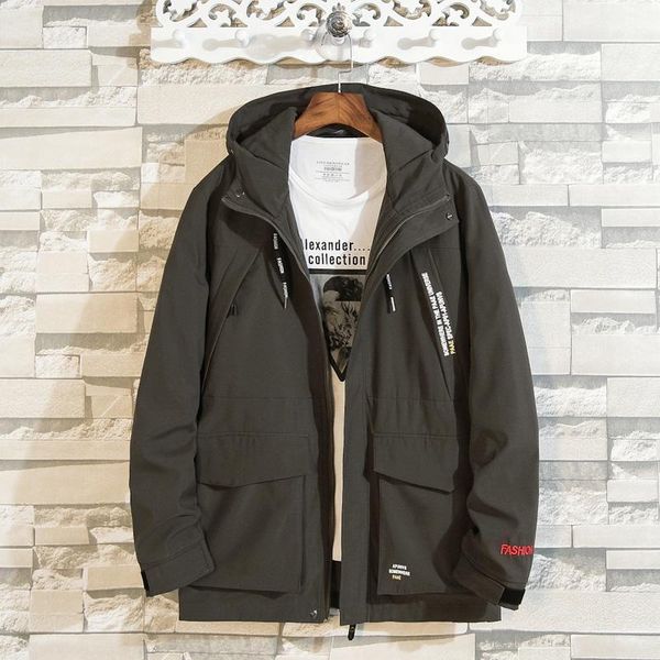 men's jackets plus size letter embroidery hooded mens pockets 2021 autumn winter casual black army green male zipper coats, Black;brown
men's jackets plus size letter embroidery hooded mens pockets 2021 autumn winter casual black army green male zipper coats, Black;brown