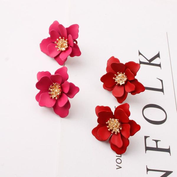 stud korean style cute small flower earrings for women sweet statement spray paint metal earring party birthday jewelry, Golden;silver
stud korean style cute small flower earrings for women sweet statement spray paint metal earring party birthday jewelry, Golden;silver