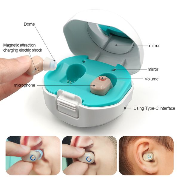 portable audifonos hearing aid sound amplifier inner ear invisible volume adjustable ear aids hearing loss device & charging boxscouts
portable audifonos hearing aid sound amplifier inner ear invisible volume adjustable ear aids hearing loss device & charging boxscouts