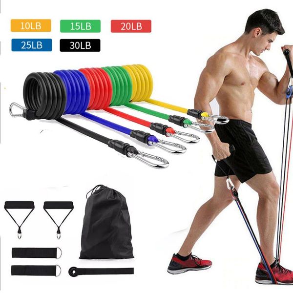 11pcs/set latex resistance bands training exercise fitness rope rubber expander elastic equipment
11pcs/set latex resistance bands training exercise fitness rope rubber expander elastic equipment