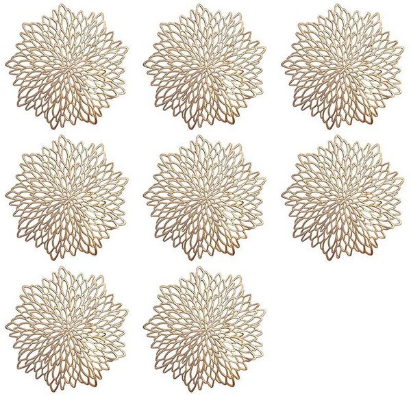 golden round placemat, pvc cutout place mat christmas, wedding, banquet, restaurant, el, 15.5 inch (8 sets) mats & pads
golden round placemat, pvc cutout place mat christmas, wedding, banquet, restaurant, el, 15.5 inch (8 sets) mats & pads