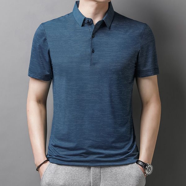 summer new short-sleeved polo shirt men's light business golf sports leisure lapel t-shirt middle-aged thin top, White;black
summer new short-sleeved polo shirt men's light business golf sports leisure lapel t-shirt middle-aged thin top, White;black
