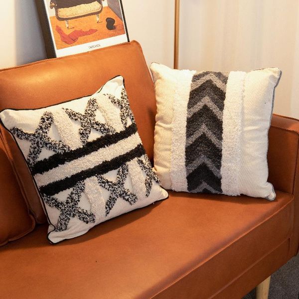 cushion/decorative pillow vintage boho tufted cushion cover 45x45cm for living room home decoration ins garden sofa cotton throw black white
cushion/decorative pillow vintage boho tufted cushion cover 45x45cm for living room home decoration ins garden sofa cotton throw black white