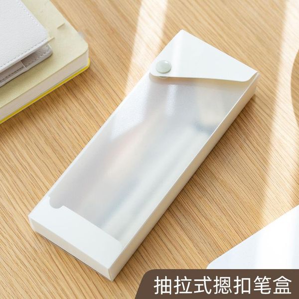 pencil bags 2021 1pc simple transparent case frosted plastic pens storage box stationery supplies holder pulling type
pencil bags 2021 1pc simple transparent case frosted plastic pens storage box stationery supplies holder pulling type