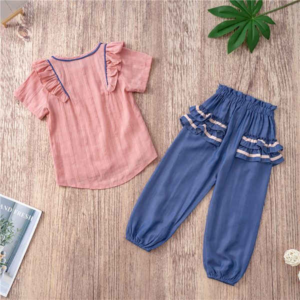 new design good quality factory price fashion selling childrens cotton pink short-sleeved casual girls pants suit, White
new design good quality factory price fashion selling childrens cotton pink short-sleeved casual girls pants suit, White