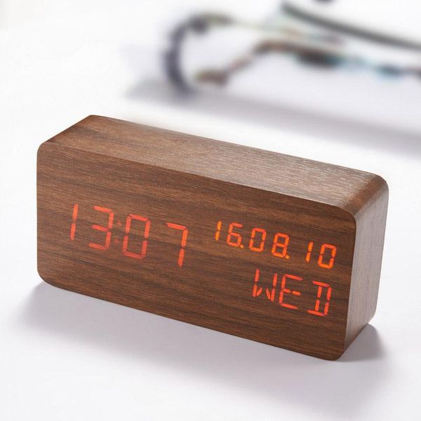 other clocks & accessories household multifunctional rectangular wood clock led electronic sound-controlled watch student wake up alarm tn88
other clocks & accessories household multifunctional rectangular wood clock led electronic sound-controlled watch student wake up alarm tn88