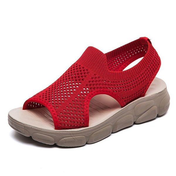 wedges fashion female drop platform casual slip on ladies plus size women sandals thick bottomn summer shoes knitted, Black
wedges fashion female drop platform casual slip on ladies plus size women sandals thick bottomn summer shoes knitted, Black