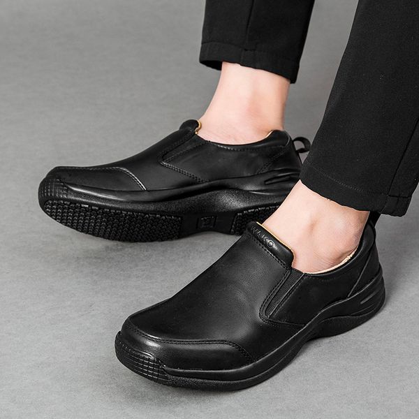 l kitchen dining room mens safety shoes non-slip waterpoof oil-proof chef shoes casual flat working shoes for men size39-44, Black
l kitchen dining room mens safety shoes non-slip waterpoof oil-proof chef shoes casual flat working shoes for men size39-44, Black