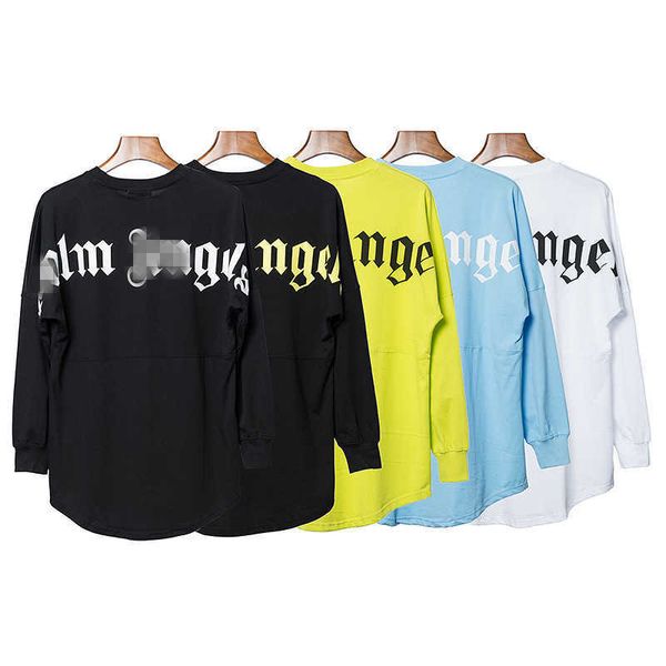 back chao angel brand palm large letter print long sleeve t-shirt men's and women's loose bottomed shirt, Black
back chao angel brand palm large letter print long sleeve t-shirt men's and women's loose bottomed shirt, Black
