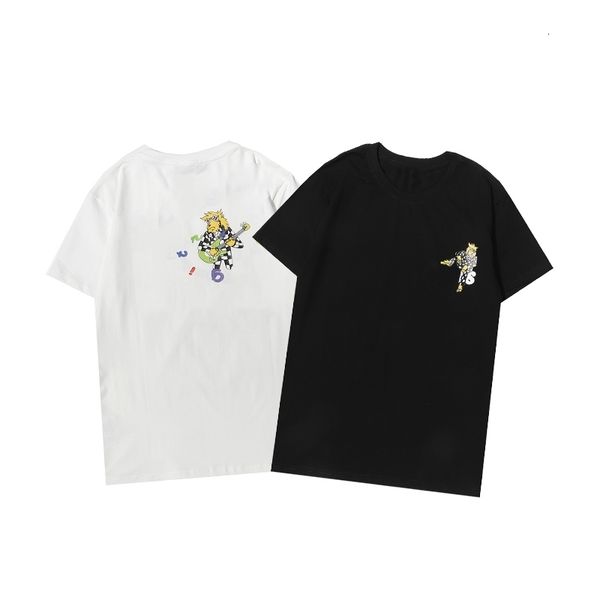 summer new trendy brand t-shirt short-sleeved fashion all-match men and women with the same style5u, White;black
summer new trendy brand t-shirt short-sleeved fashion all-match men and women with the same style5u, White;black