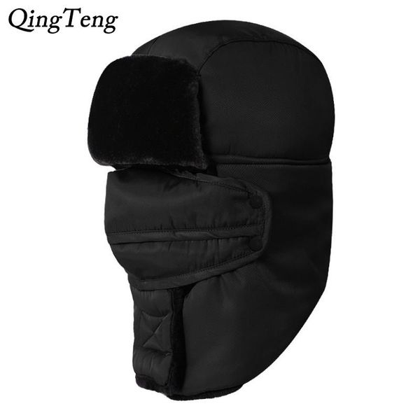 berets brand men winter bomber hats ushanka russian pilot hat warm thicker caps ear flaps mask female neck warmer, Blue;gray
berets brand men winter bomber hats ushanka russian pilot hat warm thicker caps ear flaps mask female neck warmer, Blue;gray