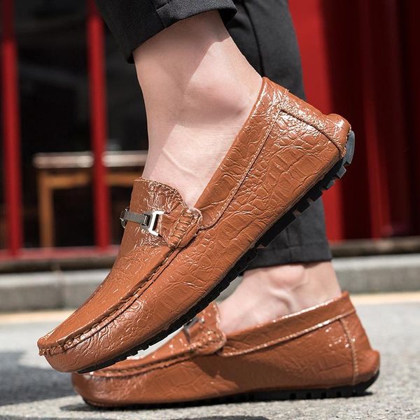 dress shoes men fashion lether men's lather for italian casual leather brand summer brown male white moccasins, Black
dress shoes men fashion lether men's lather for italian casual leather brand summer brown male white moccasins, Black