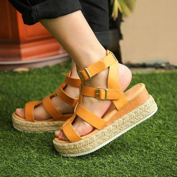 summer woman gladiator heels platform ladies casual sandals wedges shoes for women female high women's buckle footwear plus size, Black
summer woman gladiator heels platform ladies casual sandals wedges shoes for women female high women's buckle footwear plus size, Black