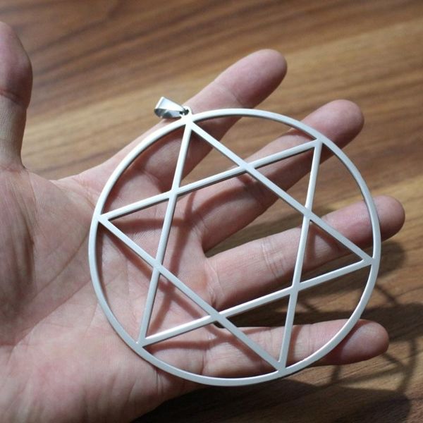 pendant necklaces 5pcs wholesale large 100mm size stainless steel hexagram star of david wicca paganism necklace no chain for strong mens, Silver
pendant necklaces 5pcs wholesale large 100mm size stainless steel hexagram star of david wicca paganism necklace no chain for strong mens, Silver