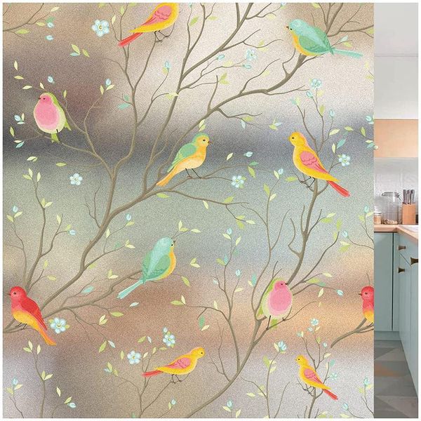 window stickers luckyyj film self-adhesive glass film, frosted bird clings static decorative for home office
window stickers luckyyj film self-adhesive glass film, frosted bird clings static decorative for home office
