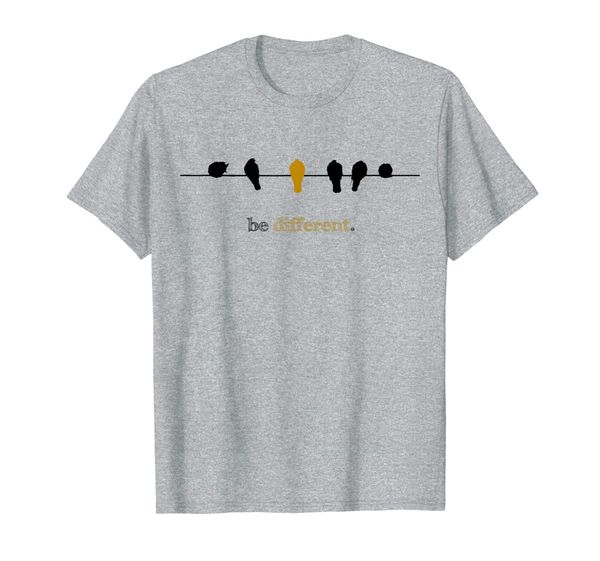 cool saying be different gold bird diversity tolerance t-shirt, White;black 
cool saying be different gold bird diversity tolerance t-shirt, White;black