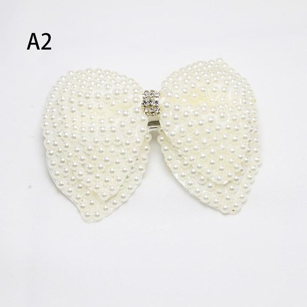 1pc solid white pearl hair bows with alligator clips boutique accessories rhinestone ribbon bow, Slivery;white
1pc solid white pearl hair bows with alligator clips boutique accessories rhinestone ribbon bow, Slivery;white