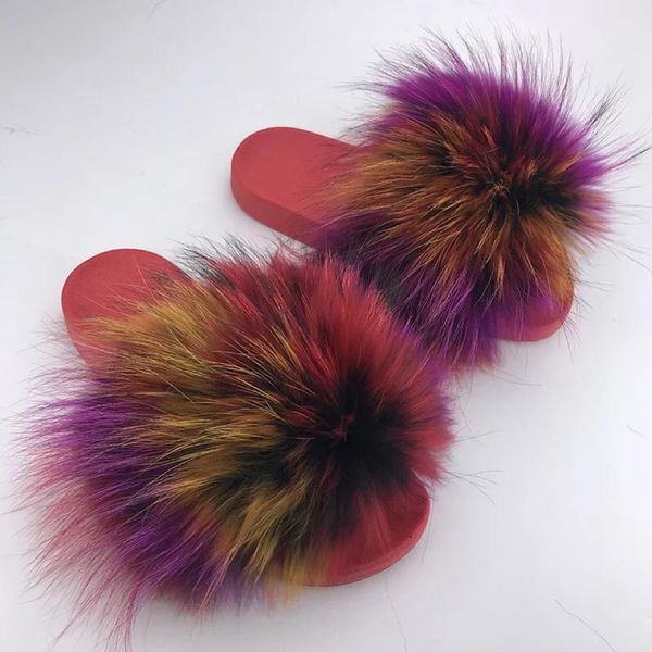 women's summer flat slippers genuine fur thick hair non-slip indoor silver sole, Black
women's summer flat slippers genuine fur thick hair non-slip indoor silver sole, Black