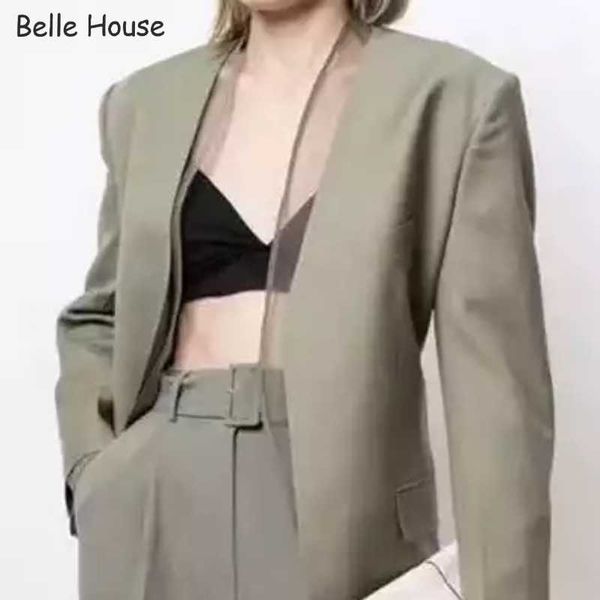 women's jackets fashion 2021 long sleeve v-neck vintage female outerwear chic women office pocket lady solid mesh trim blazer coat bhn, Black;brown
women's jackets fashion 2021 long sleeve v-neck vintage female outerwear chic women office pocket lady solid mesh trim blazer coat bhn, Black;brown