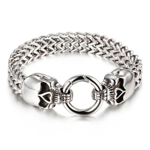 link, chain onequarter heavy men stainless steel wolf bracelets lion fashionable domineering bracelet jewelry, Black
link, chain onequarter heavy men stainless steel wolf bracelets lion fashionable domineering bracelet jewelry, Black