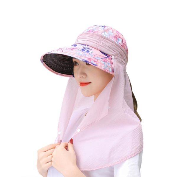 Women Two In One Visor Hat Flower Print Sun Scarf Adjustable Travel Cap Summer UV Protect Wide Brim Hats, Blue;gray
Women Two In One Visor Hat Flower Print Sun Scarf Adjustable Travel Cap Summer UV Protect Wide Brim Hats, Blue;gray