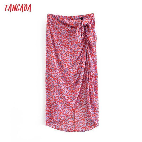 tangada women red flowers bow midi skirt faldas mujer vintage zipper ladies casual summer skirts qn111 210609, Black
tangada women red flowers bow midi skirt faldas mujer vintage zipper ladies casual summer skirts qn111 210609, Black