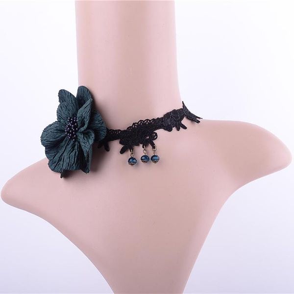 black lace necklace collar choker velvet victorian vintage gothic chain pendant chokers, Golden;silver
black lace necklace collar choker velvet victorian vintage gothic chain pendant chokers, Golden;silver